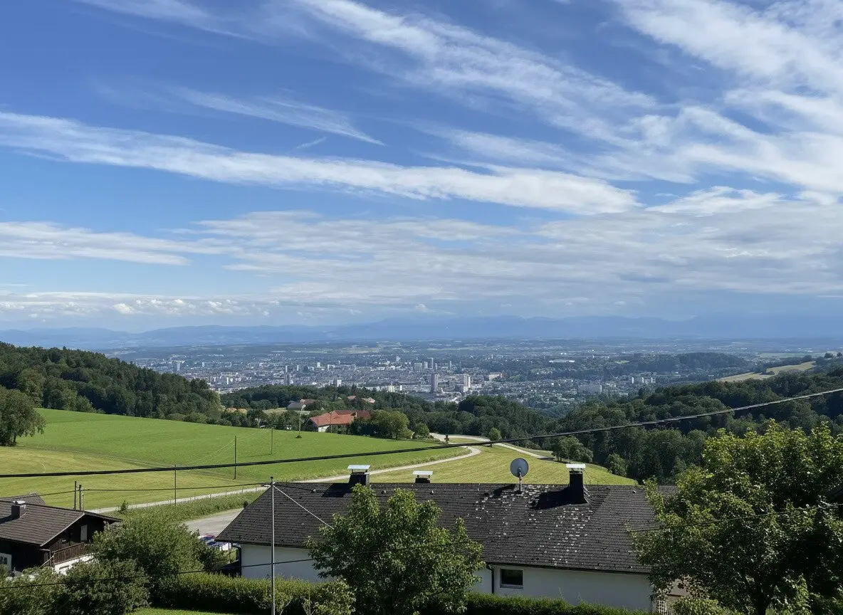 Traumhafte Erstbezugswohnung mit Garten, Pool und Fernblick in Lichtenberg!
