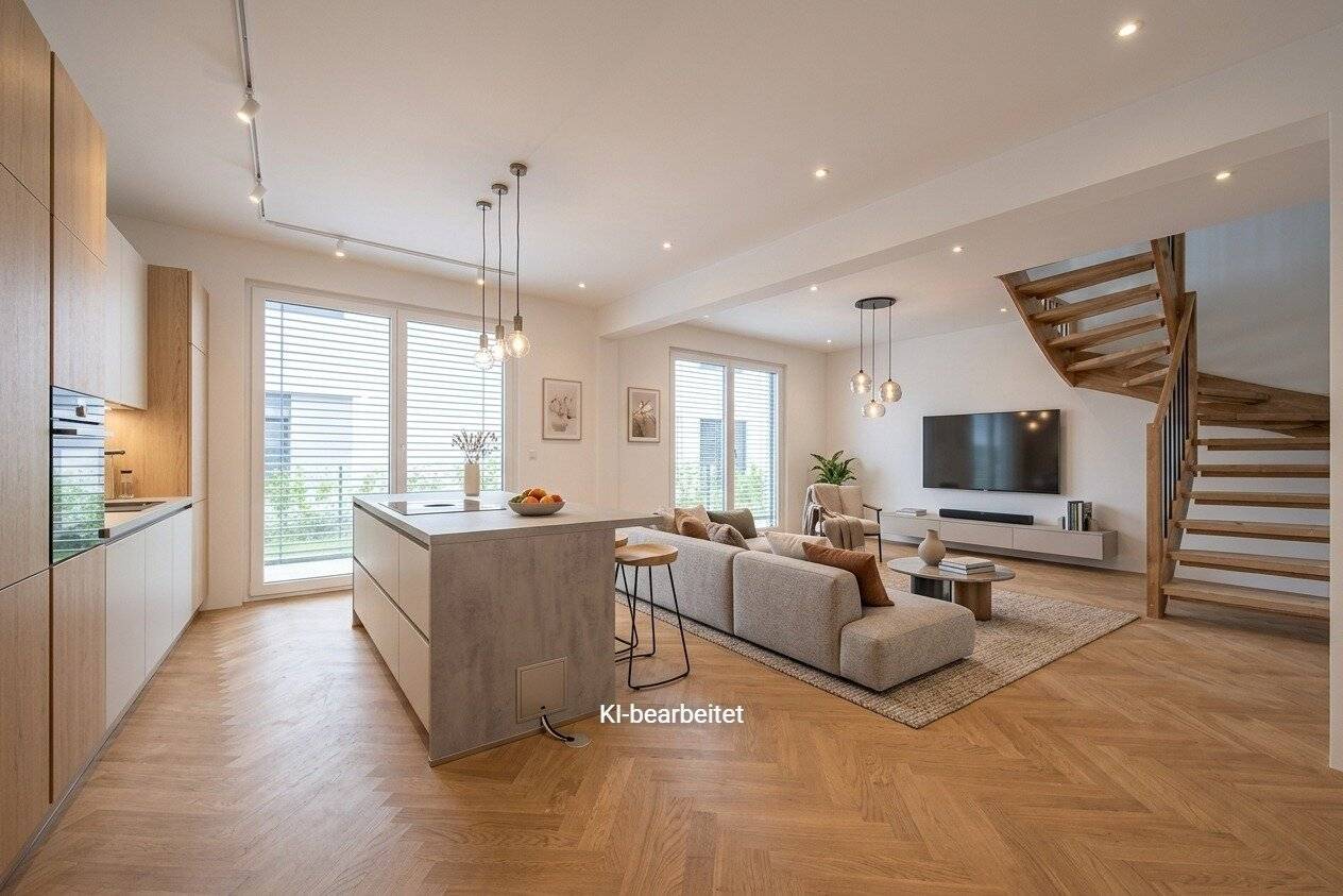 Erstbezug Reihenhaus in Himberg: 100m², Garten, Terrasse, 2 Stellplätze, Fußbodenheizung, Erdwärme in attraktiver Nähe zu Wien!