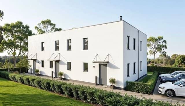 Hochwertiges Neubau-Reihenhaus in nachhaltiger Massivholzbauweise