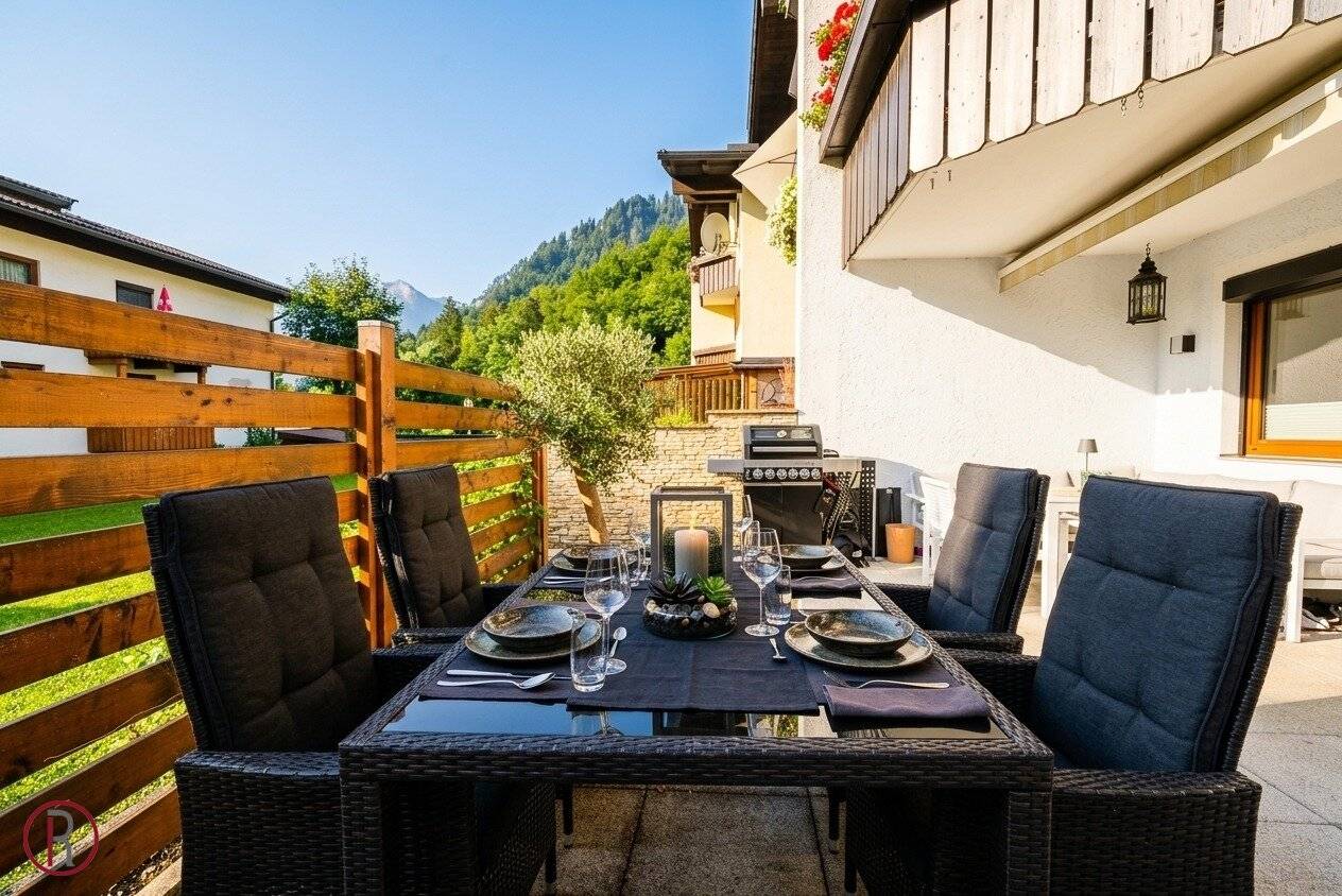 Hochwertigst renovierte 3-Zimmer Garten-Eigentumswohnung in Walchsee