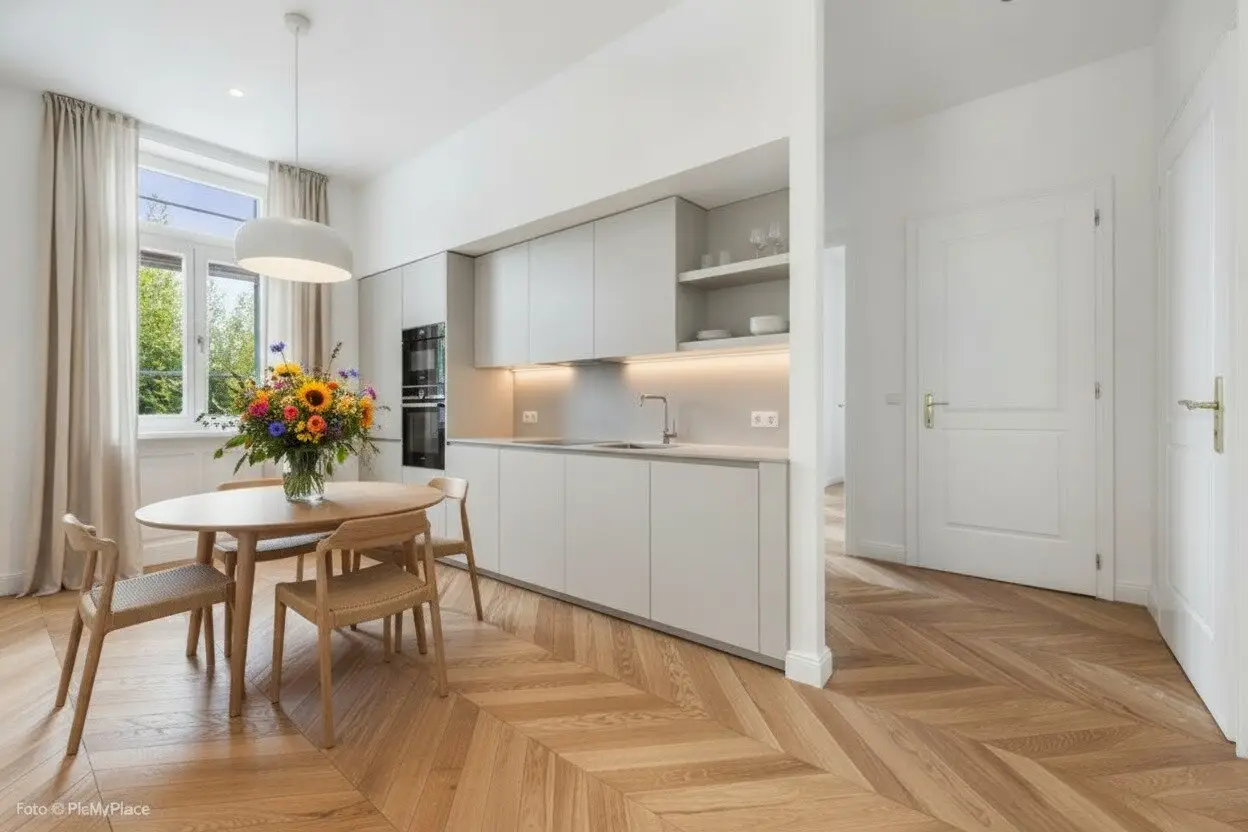Charmantes 2-Zimmer-Altbaujuwel: Wohntraum mit Balkon und idyllischem Grünblick