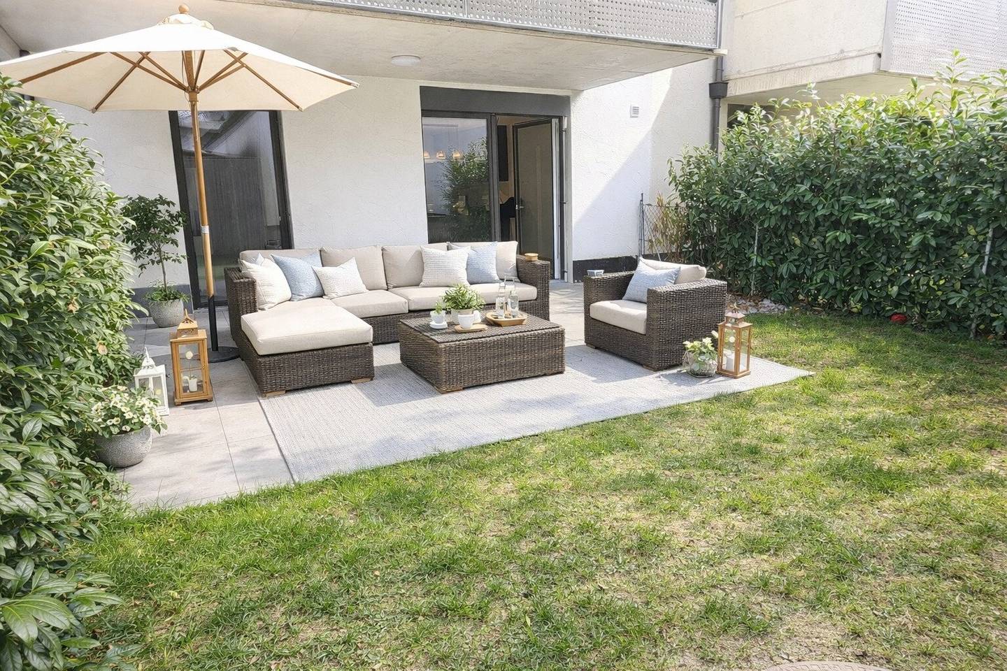 KAUF !! Ihr neues Zuhause: Stilvolle 2-Zimmer-Gartenwohnung mit Flair