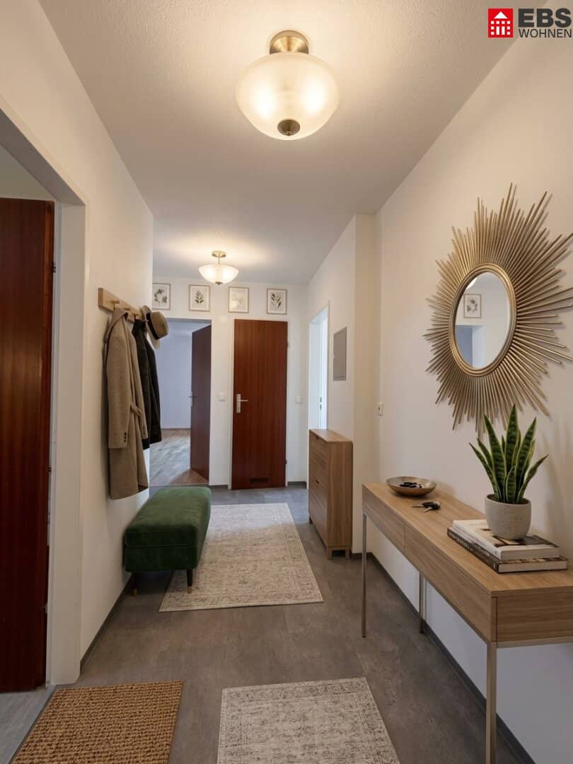 Jetzt einziehen & sparen: 1 Monat mietfrei! Sanierte 2-Raum-Wohnung mit Parkplatz in Sankt Georgen an der Gusen - optimal für Paare! Genießen Sie trotz naturnaher und ruhiger Lage eine perfekte Infrastruktur und Erreichbarkeit!