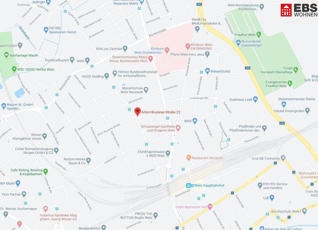 Neubau! Heller und moderner Tiefgaragenplatz im Zentrum von Wels zu verkaufen! Fußläufig erreichen Sie den Hauptbahnhof Wels, sowie das Klinikum Wels-Grieskirchen! Provisionsfrei direkt vom Bauträger!