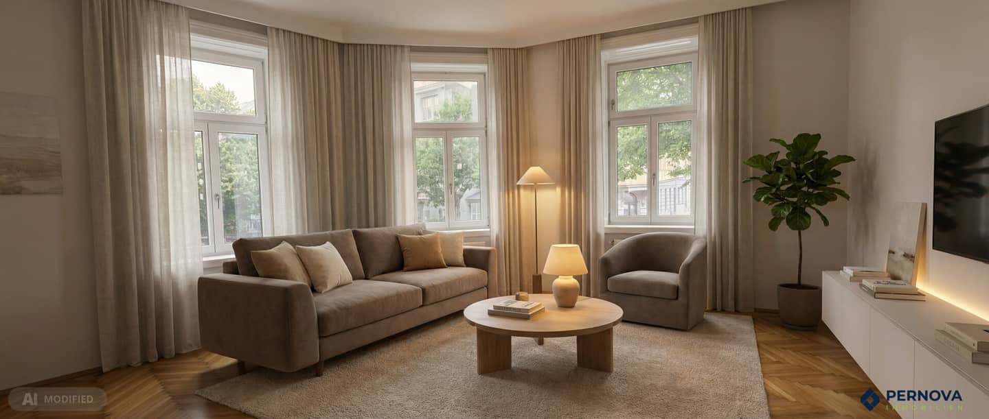 Klassischer Wiener Altbau in Penzing: 127 m² mit Fischgrätparkett, ruhigen Rückzugsräumen und U4-Anbindung