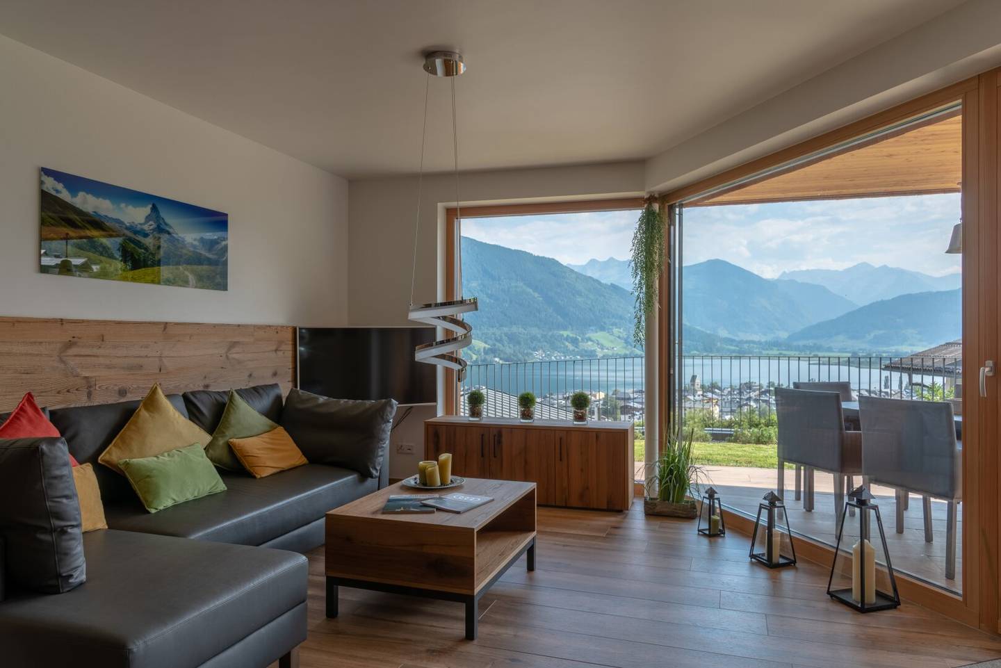 3-Zimmer-Luxus-Wohnung mit Garten und traumhaftem Seeblick in Zell am See