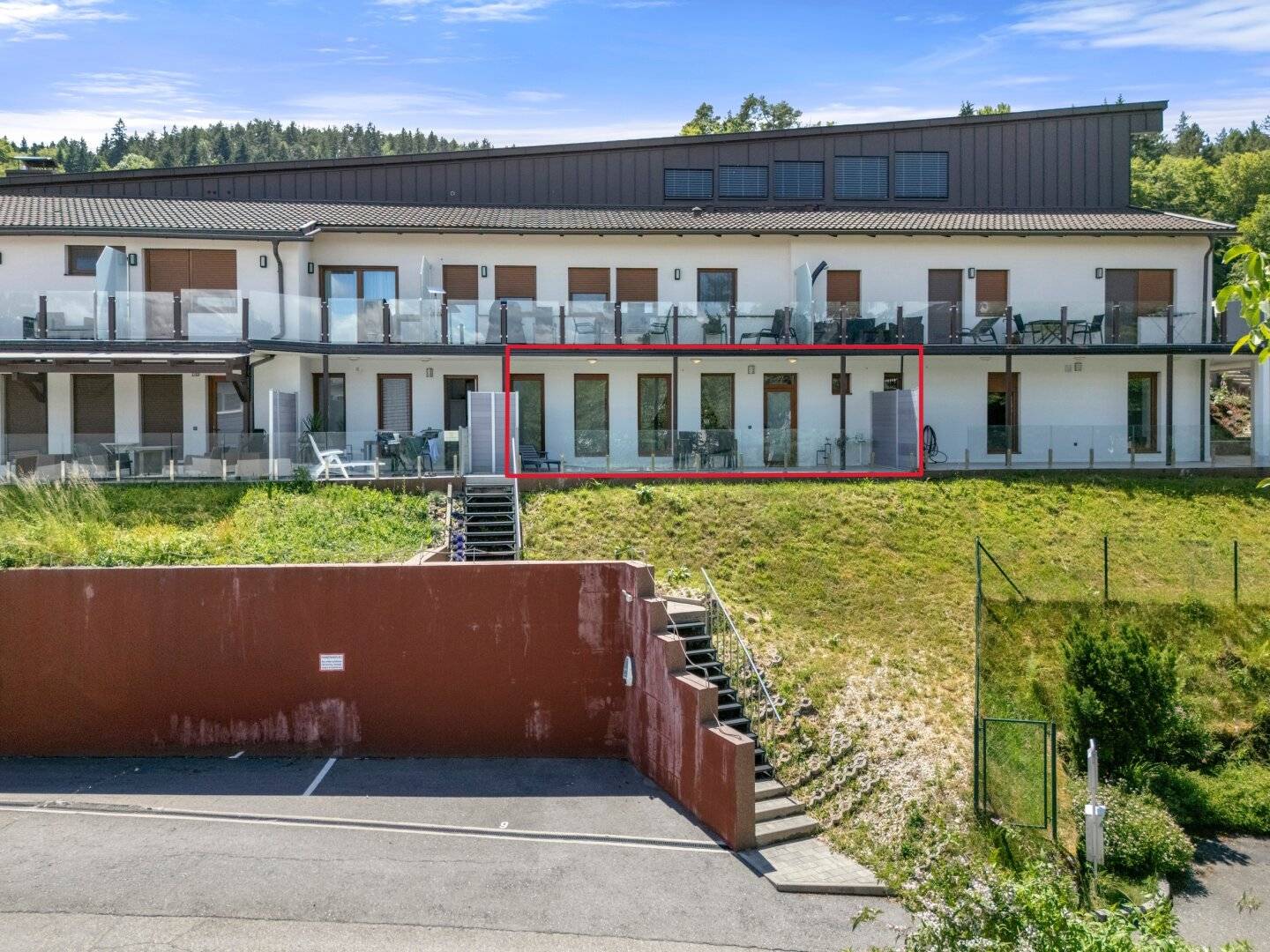Sekirn am Wörthersee : Moderne Terrassenwohnung mit PV-Anlage +  E - Ladestation  +  Seenähe  -- Top 9