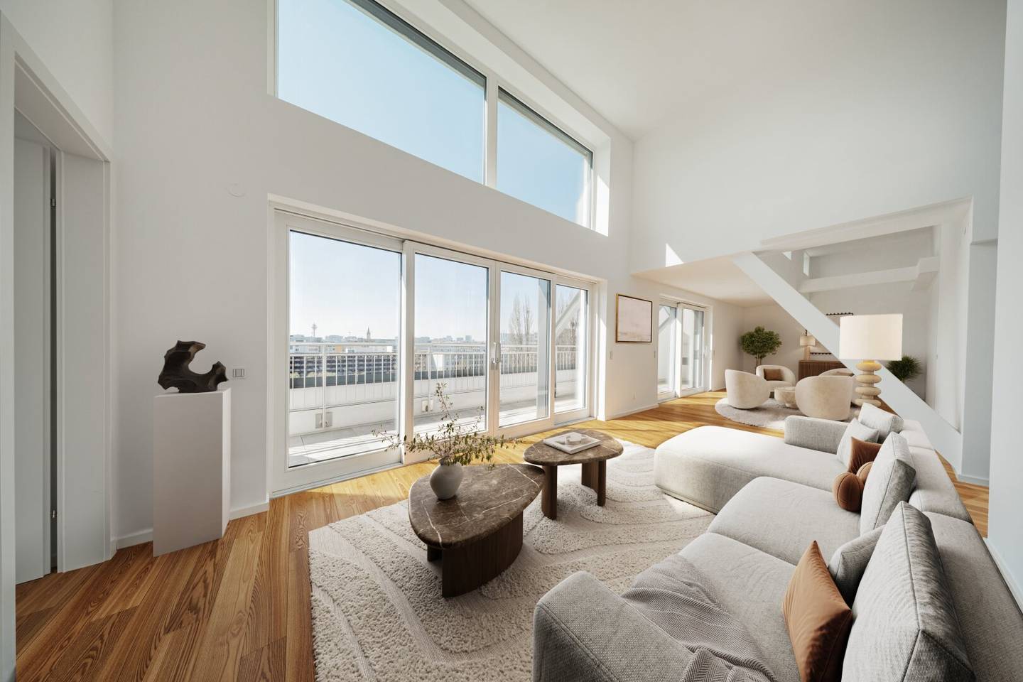 LUXURIÖSES WOHNEN ÜBER DEN DÄCHERN WIENS – 5-ZIMMER-DG-WOHNUNG NAHE PRATER