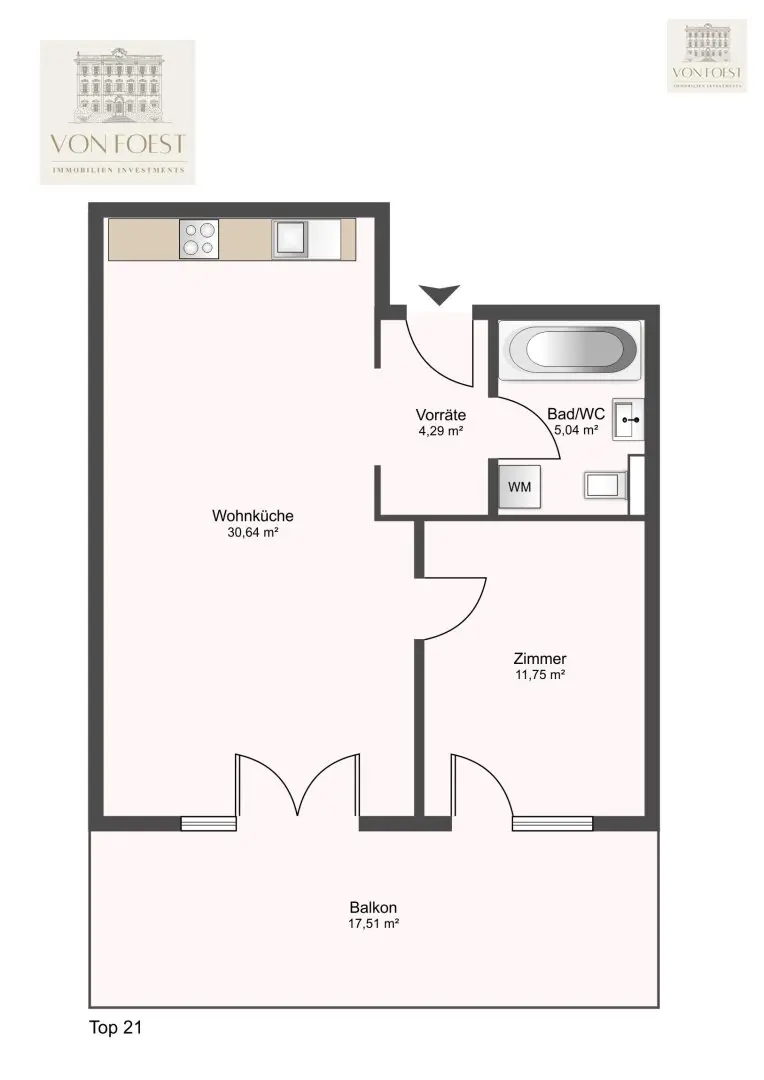 RENTED NEW BUILD APARTMENT with beautiful terrace CENTER of LEOBERSDORF