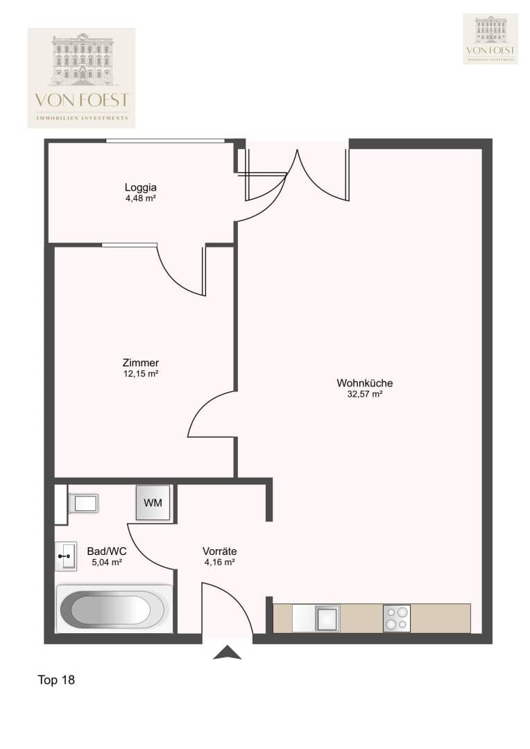 ***NEU*** ANLAGE-WOHNUNG im ZENTRUM von Leobersdorf - Echtholzparkett I Tischlerküche