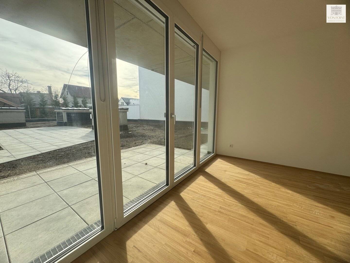 SMARTE Garten-Wohnung I 2-Zimmer I Echtholzparkett I Tischlerküche I ANLAGE-WOHNUNG im ZENTRUM von Leobersdorf