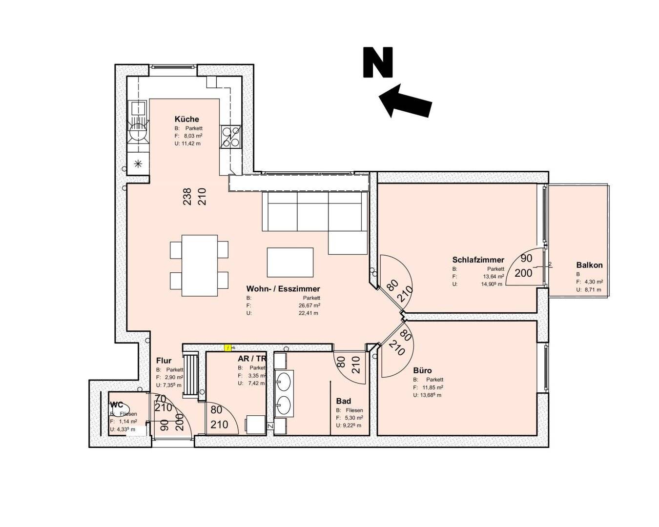 TOP-Lage! Hochwertig kernsanierte 3-Zimmer-Wohnung mit Smart Home, Garage & Balkon
