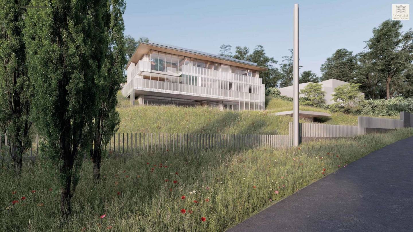 Baugrundstück mit baubewilligter Einreichplanung für exklusive Architektenvilla