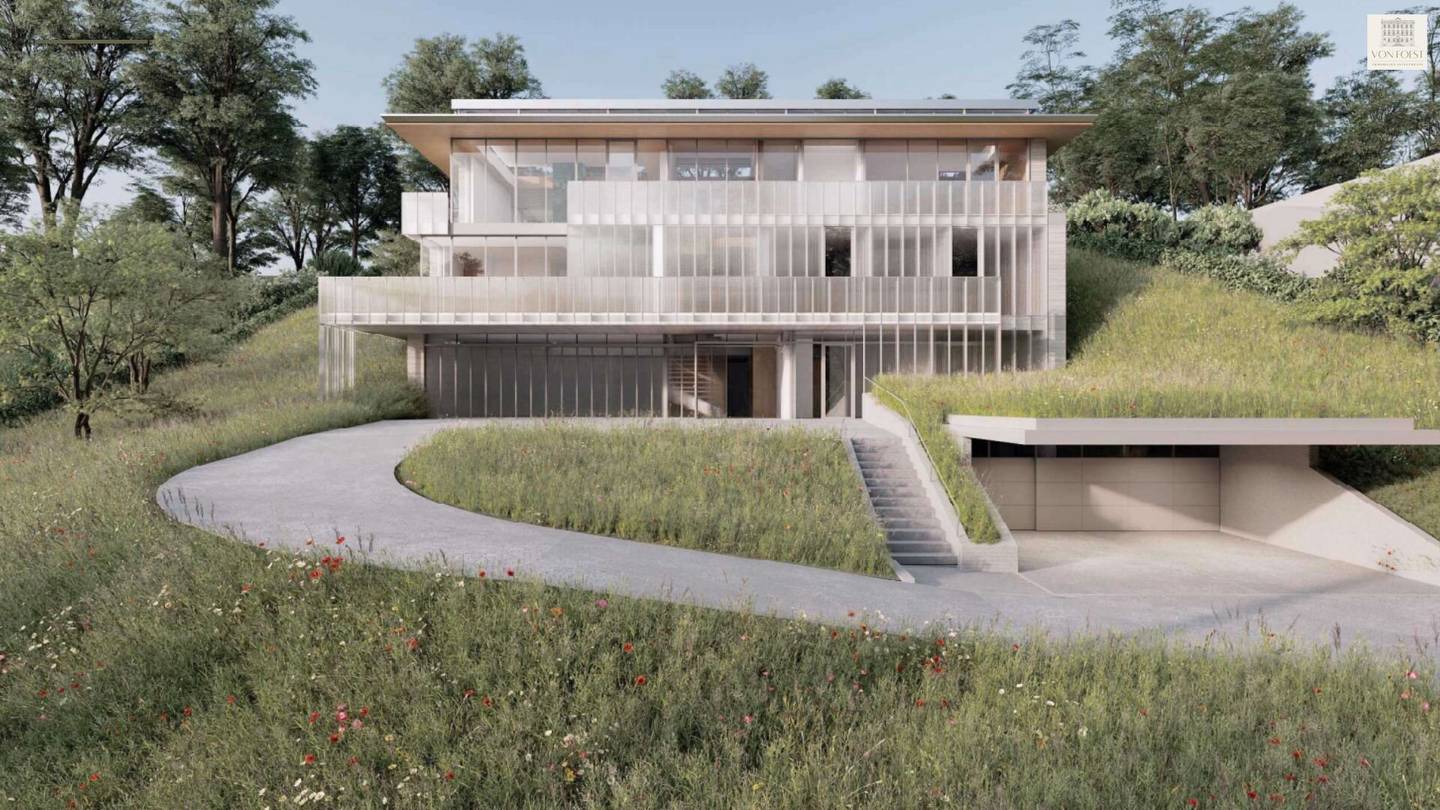 Baugrundstück mit baubewilligter Einreichplanung für exklusive Architektenvilla