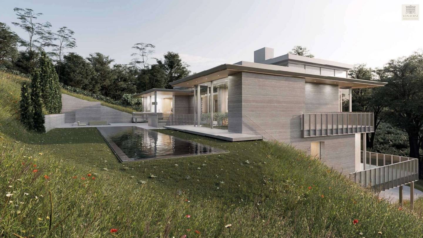 Baugrundstück mit baubewilligter Einreichplanung für exklusive Architektenvilla