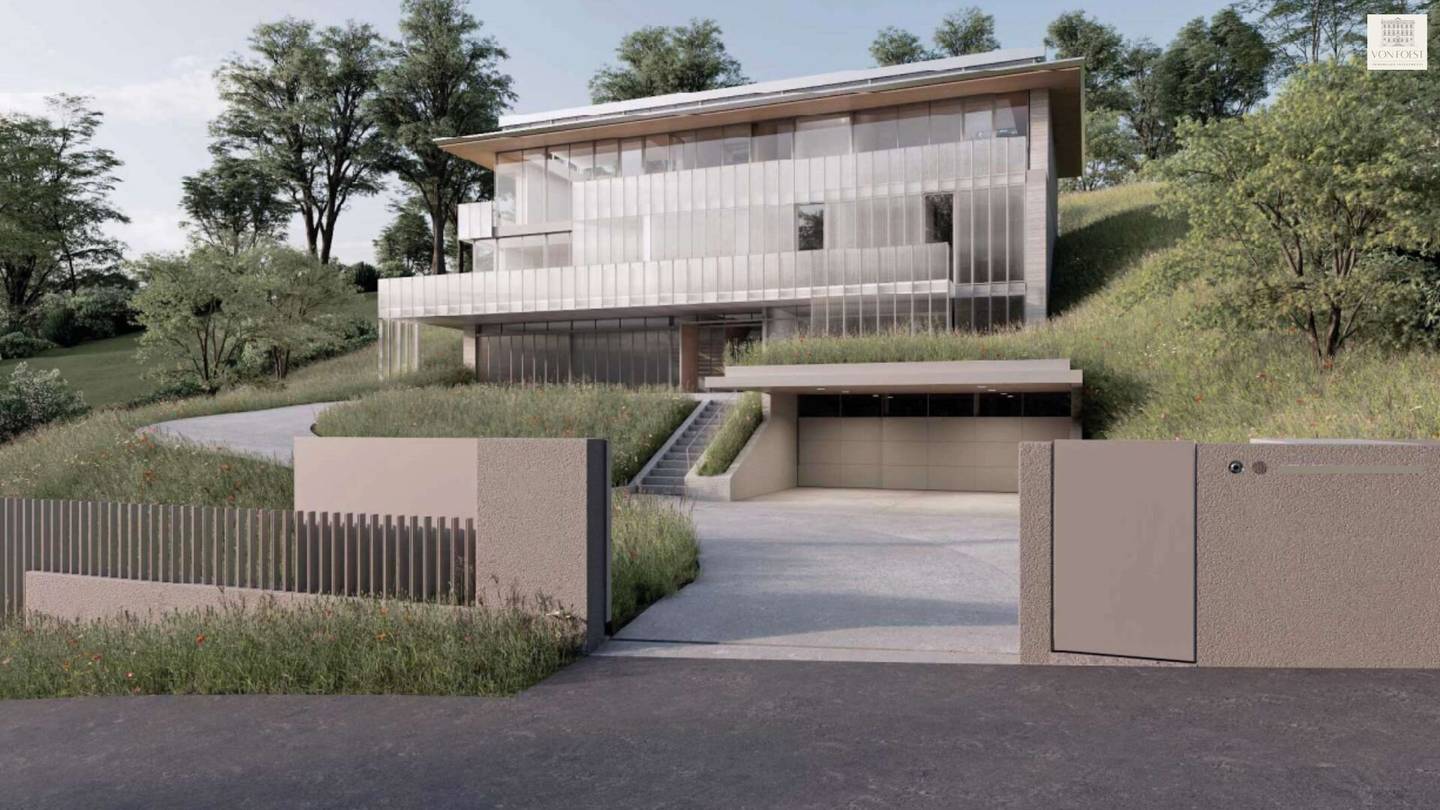 Baugrundstück mit baubewilligter Einreichplanung für exklusive Architektenvilla