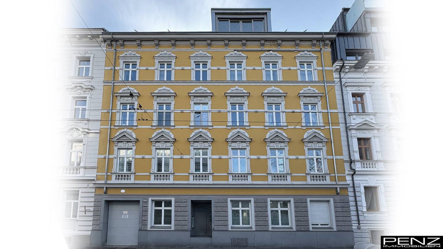 LINZ Innenstadt: Zinshaus: 8 Traumwohnungen in Jahrhundertwendehaus