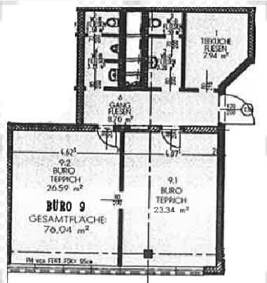 Ared Park - Top 2-Zimmer Büro - B9