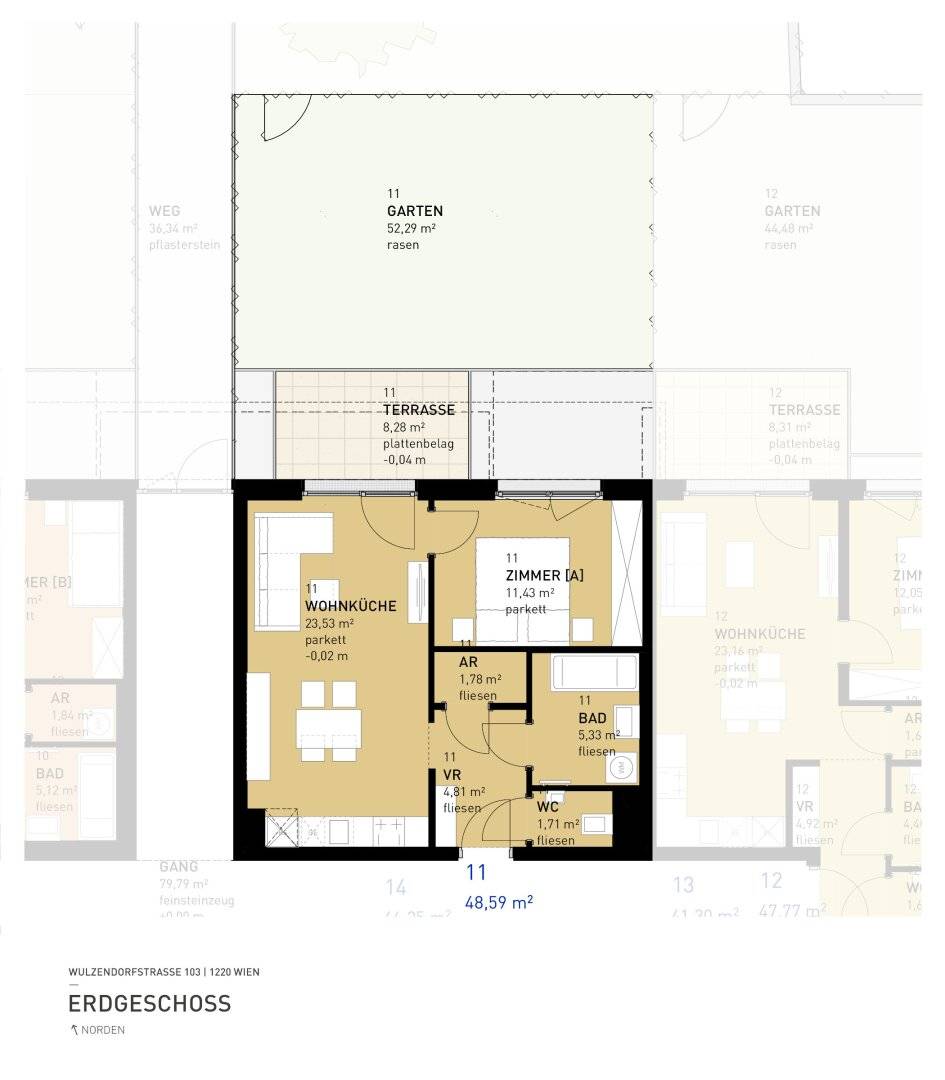PROVISIONSFREI | Aspern Flats 103 - Ihr Traum vom Eigenheim im Grünen