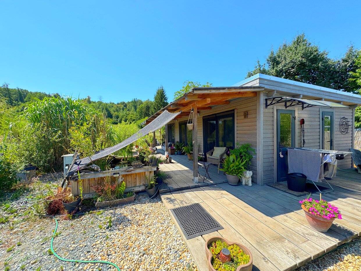 GÜSSING -  Traumhafter Baugrund mit Burgblick | Tiny House sofort bewohnbar | Bungalow mit Pool bereits bewilligt