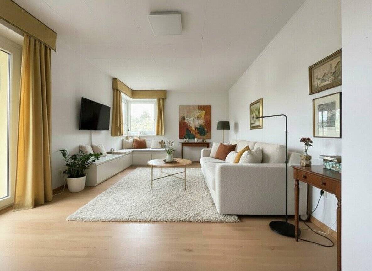 Nähe LKH - Perfekte Lage Charmante,  gemütliche und sonnige 3-Zimmer-Wohnung mit Balkon mit Blick ins Grüne und auf den Leonhardbach!