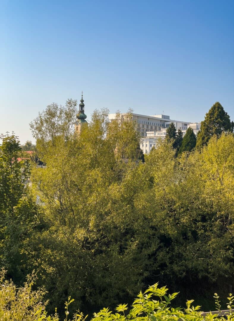 Nähe LKH - Perfekte Lage Charmante,  gemütliche und sonnige 3-Zimmer-Wohnung mit Balkon mit Blick ins Grüne und auf den Leonhardbach!