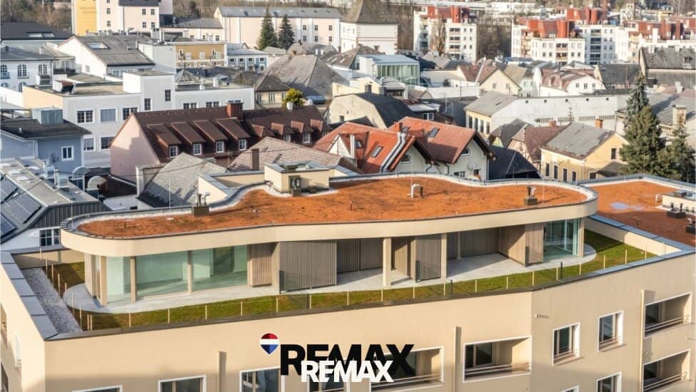 Exklusives Wohnen am Graben in Vöcklabruck – Erstbezugswohnung mit Dachgarten und Dachterrasse