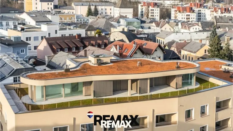 Exklusives Wohnen am Graben in Vöcklabruck – Erstbezugswohnung mit Dachgarten und Dachterrasse