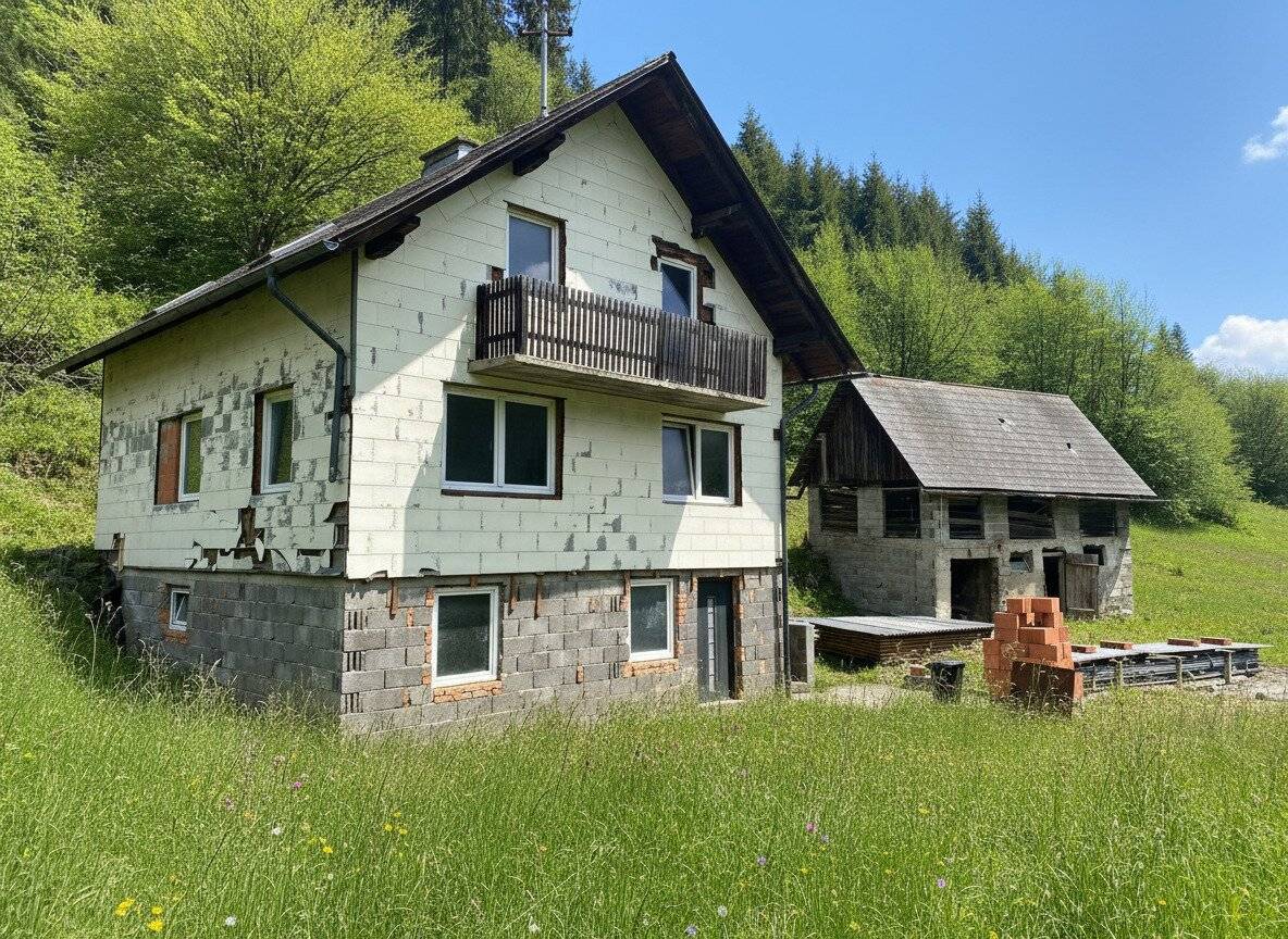 Großzügiges Grundstück (2.132 m²) mit Bastlerhaus & Nebengebäude