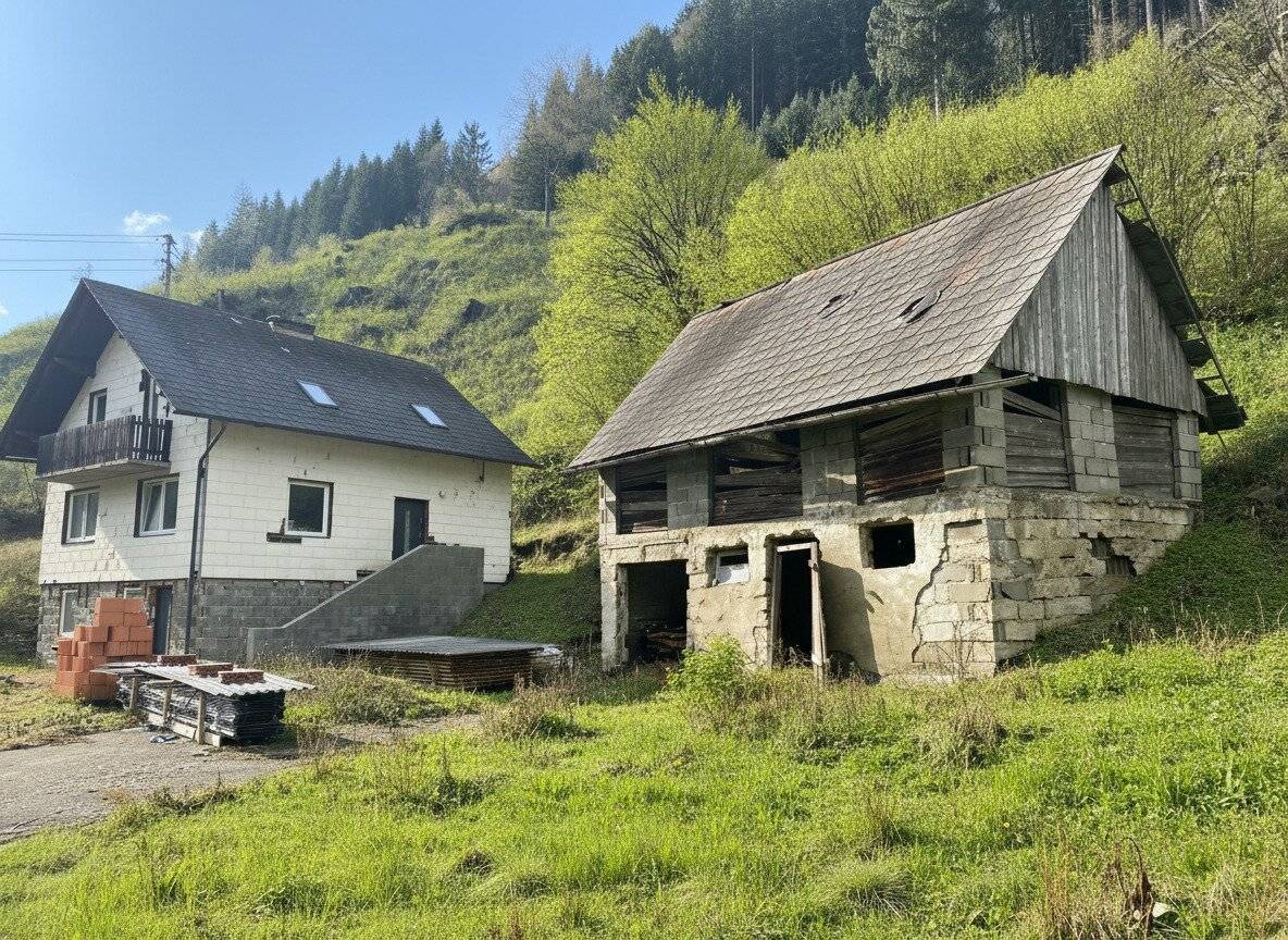 Großzügiges Grundstück (2.132 m²) mit Bastlerhaus & Nebengebäude
