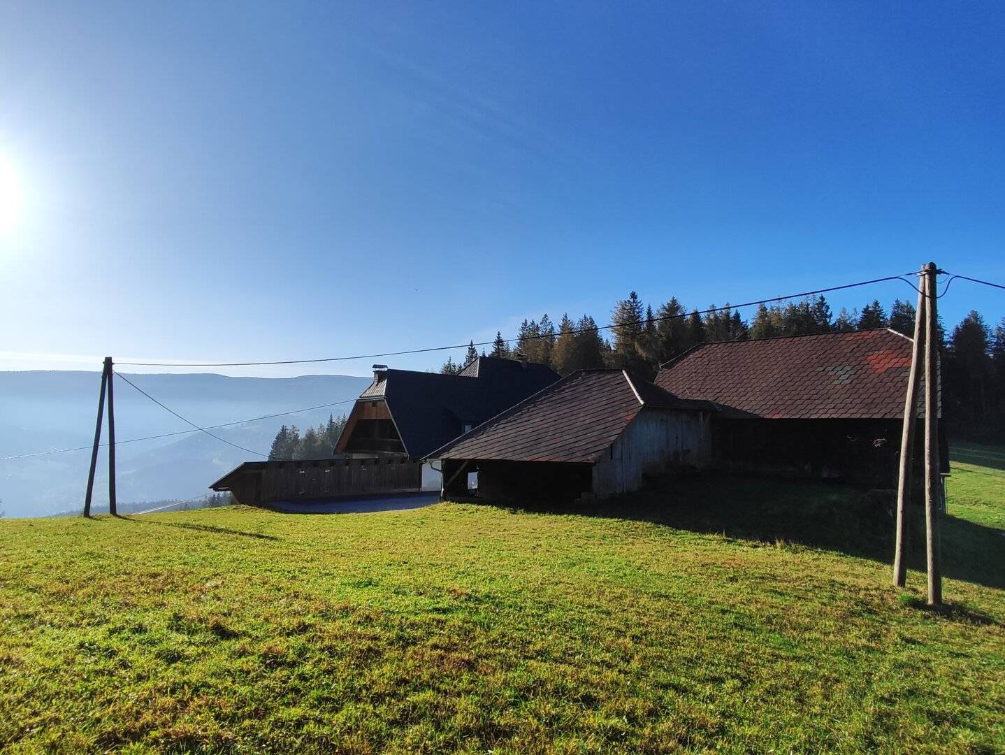 RÜCKZUGSORT AUF 1200 M SEEHÖHE- NATURIDYLLE MIT WEITBLICK UND VIEL PLATZ FÜR IHRE IDEEN!