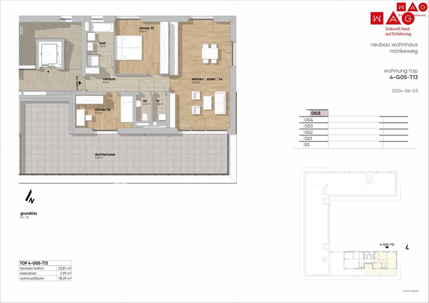 Dachterrassenwohnung mit beeindruckendem Ausblick - Wohntraum auf höchstem Niveau!