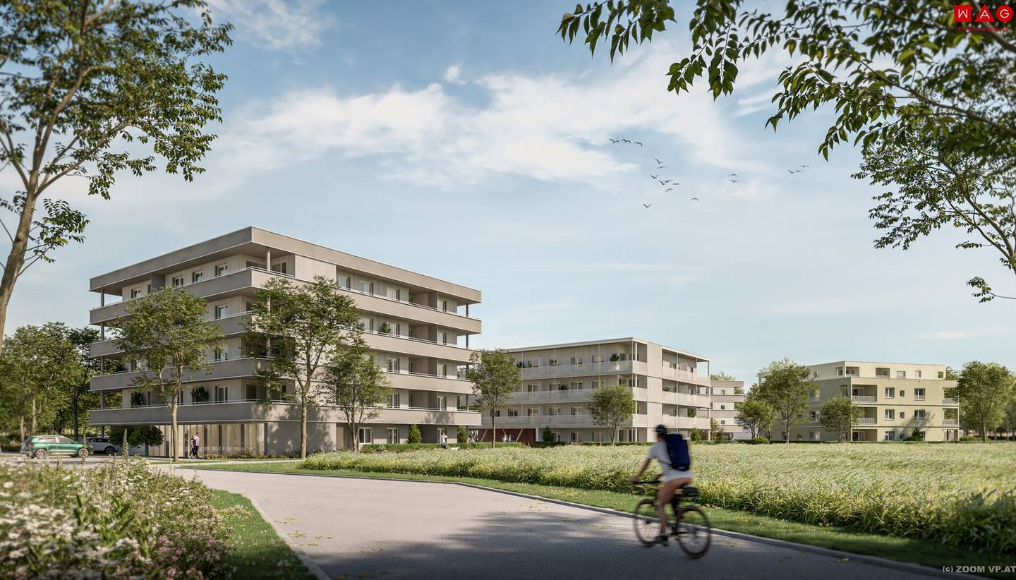 Naturnahes Wohnen in Gunskirchen - geförderte NEUBAU-Mietwohnungen in moderner Hybridbauweise