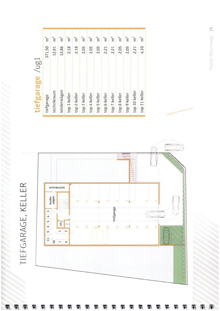 Tiefgaragenplan