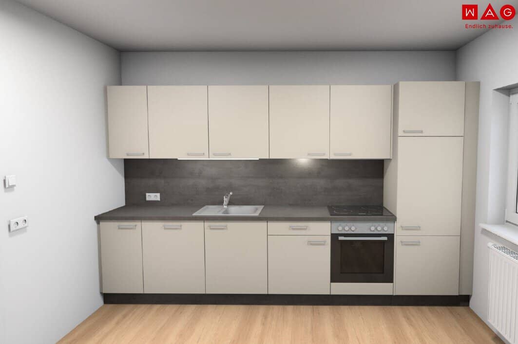 Moderne 3 Zimmerwohnung mit Balkon und neuer Küche!
