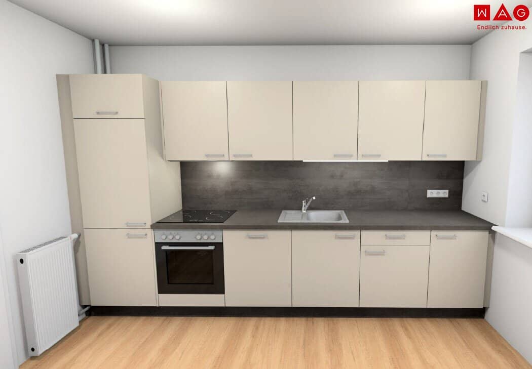 Attraktive Familienwohnung mit Balkon und neuer Küche!