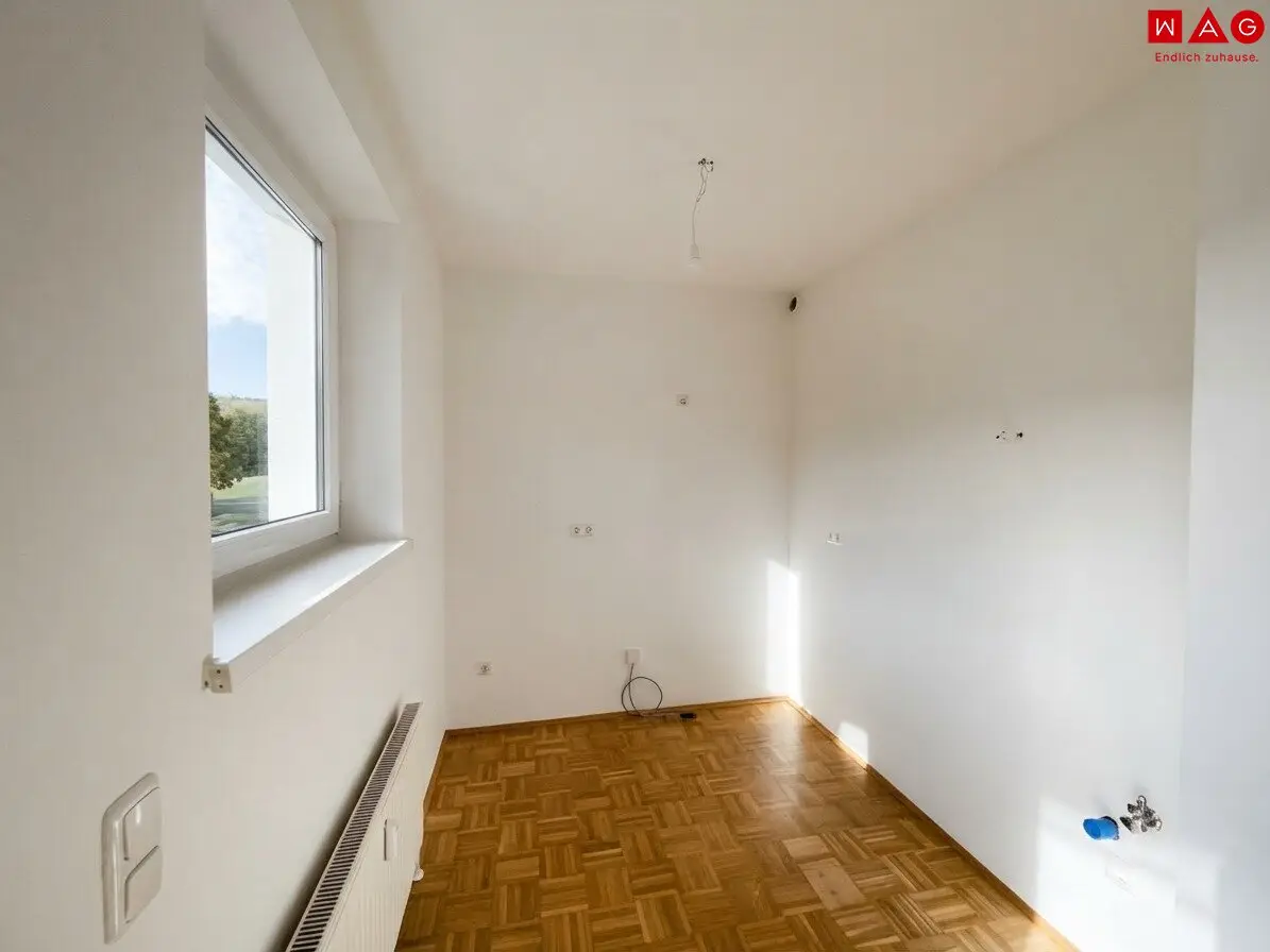 3-Zimmerwohnung im Grünen mit Balkon und inkl. Parkplatz
