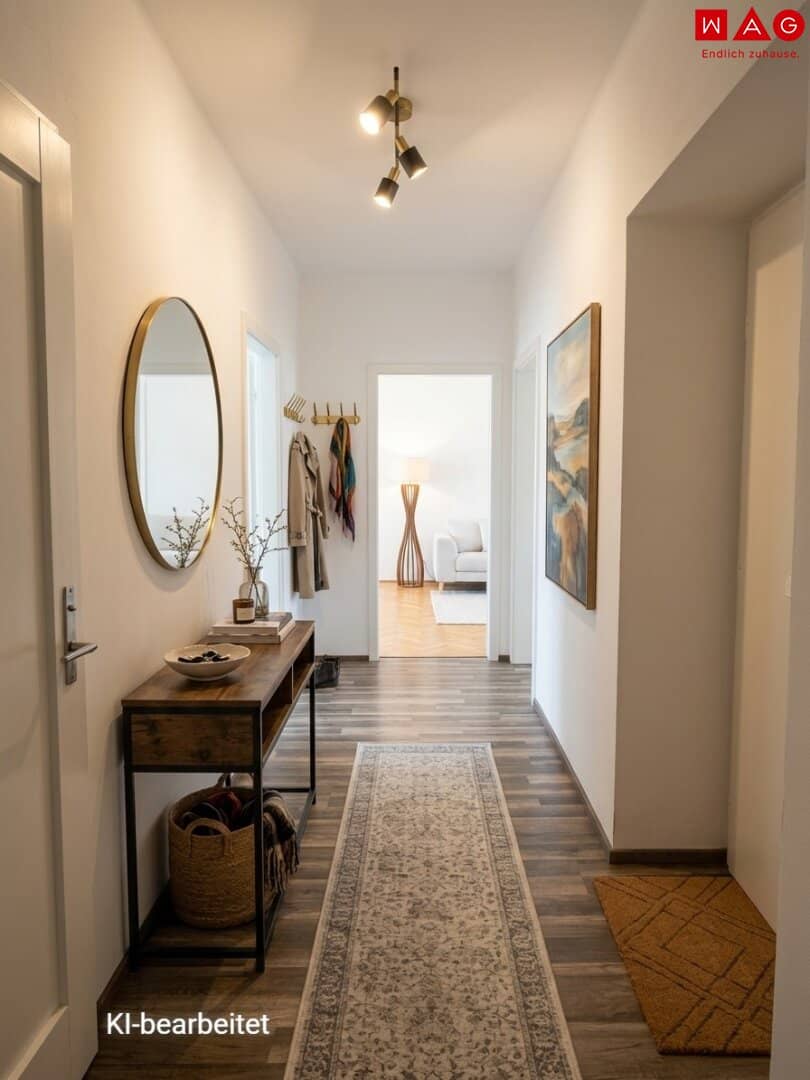 Ihr Sommerbonus: Die erste Miete geht auf uns! Wohnen im Herzen des Traunviertels - Gemütliche 3-Raum-Wohnung inkl. Balkon und Aufzug in Kirchdorf! Separate Küche und Badezimmer mit Fenster!
