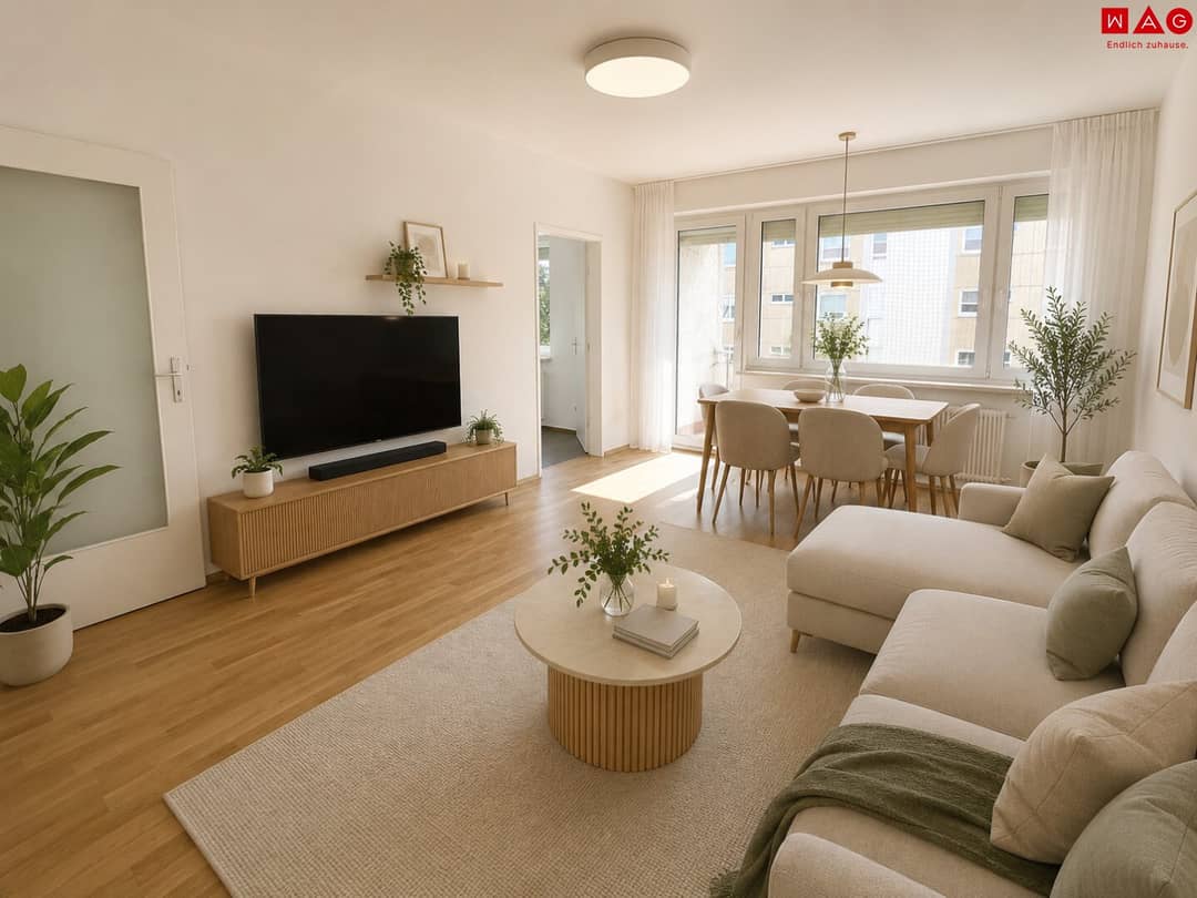Helle 2-Zimmer-Wohnung mit Loggia – sofort beziehbar!