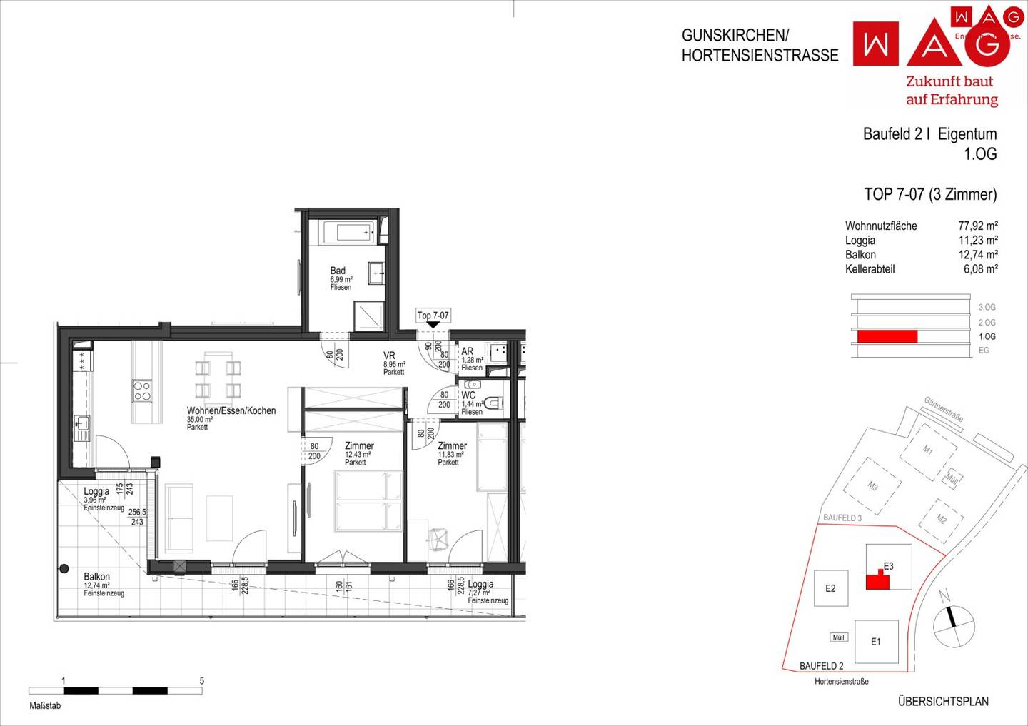 Süd-west seitig ausgerichtete Traumwohnung - förderbar!
