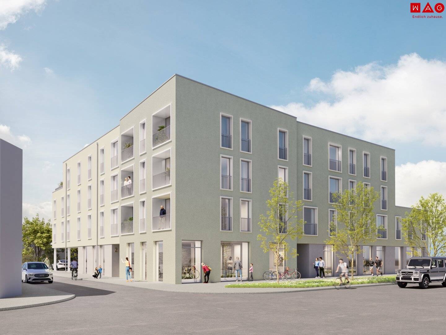 Erstbezug: 2-Zimmer-Wohnung mit Loggia!
