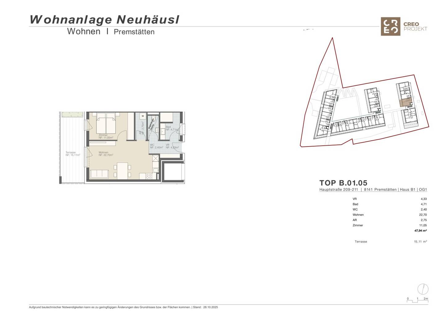 (reserviert) MEIN ZUHAUSE IN PREMSTÄTTEN- Ihr neues Zuhause mit sonniger Terrasse Top_5