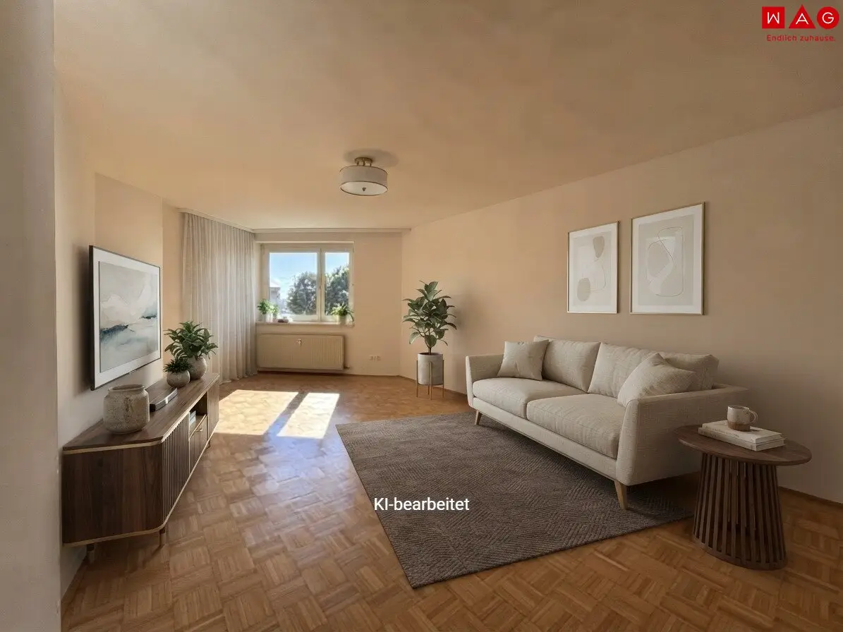 NEU sanierte 3 Raum Wohnung mit praktischer Aufteilung und perfekter Infrastruktur in Linz/Wegscheid - Eigener TG-Abstellplatz - ACHTUNG Mietvertrag auf 10 Jahre befristet!