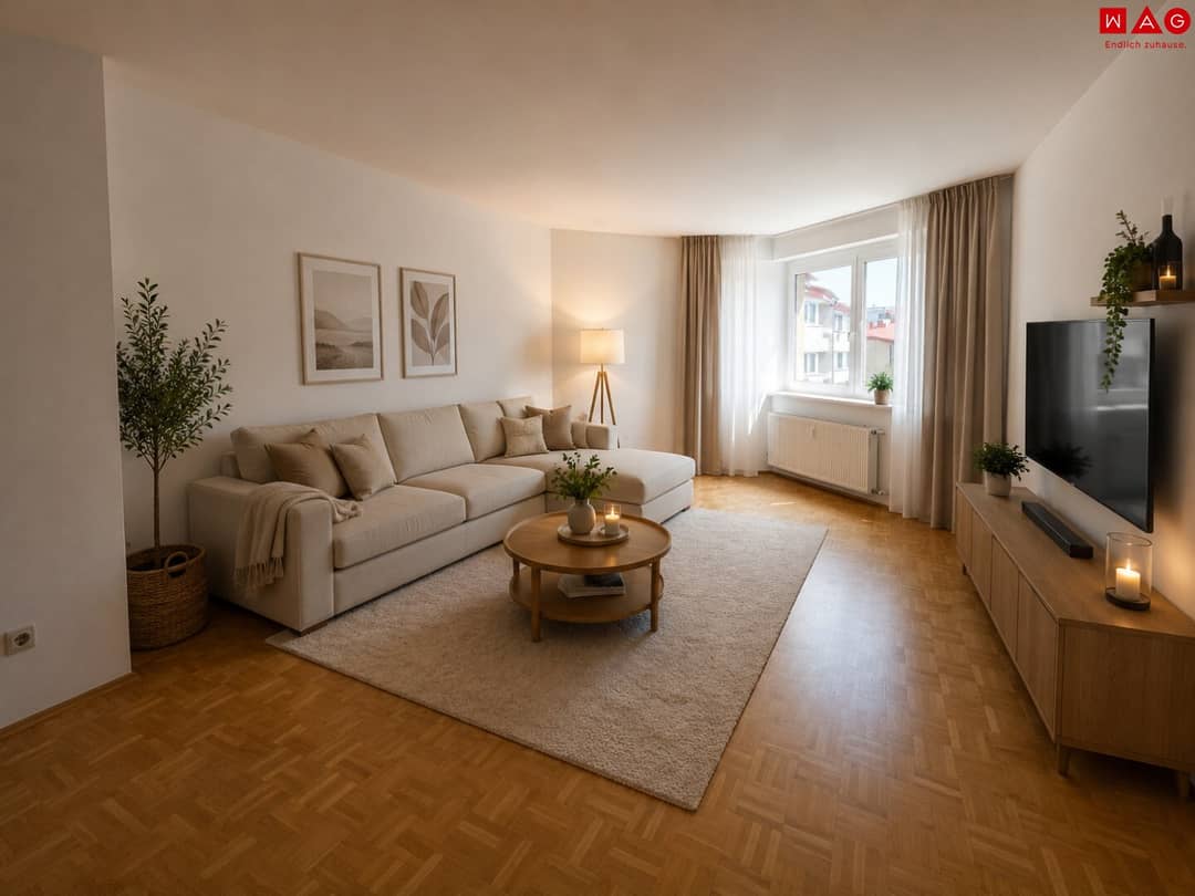 SOMMERAKTION - 1 Monat keine Miete bezahlen! 3-Raum-Whg. mit praktischer Aufteilung und perfekter Infrastruktur in Linz/Wegscheid - Eigener TG-Abstellplatz - ACHTUNG Mietvertrag auf 10 Jahre befristet!