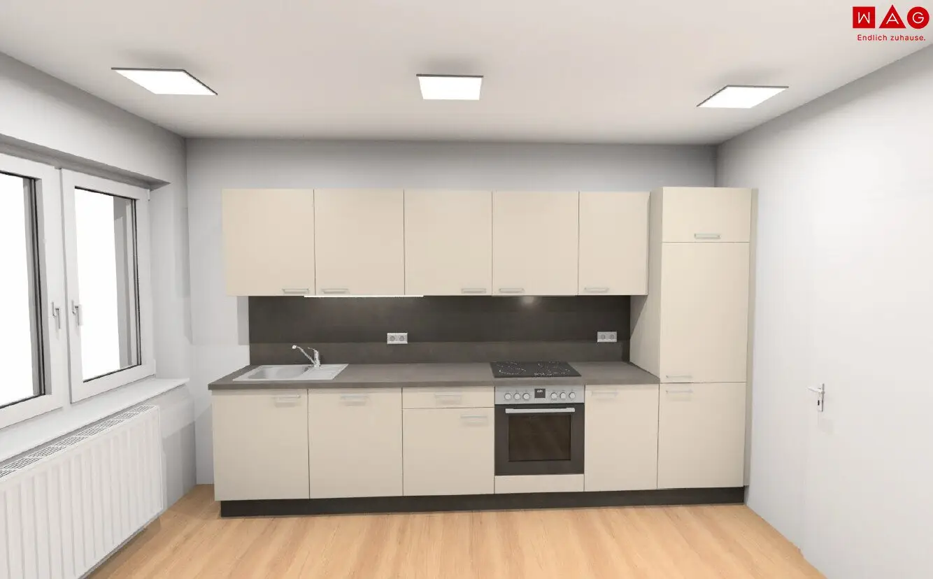 Neu sanierte 3-Zimmer-Wohnung mit Loggia!