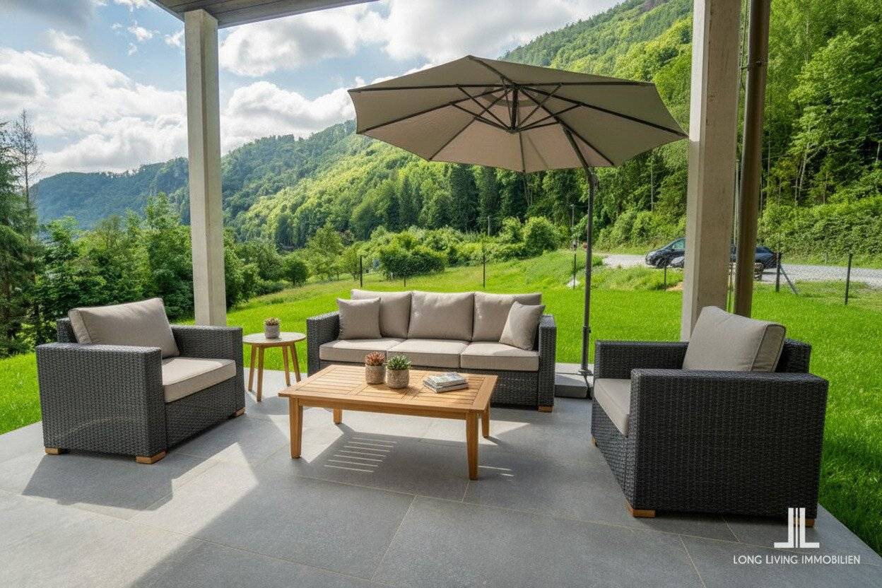 Neuwertige Gartenwohnung mit hochwertiger Ausstattung inkl. Carport!