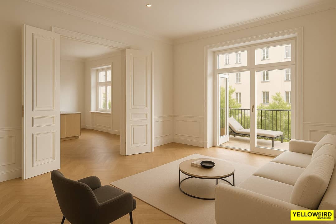 Wohnung Erstbezug Neubaugasse Innenhof Balkon
