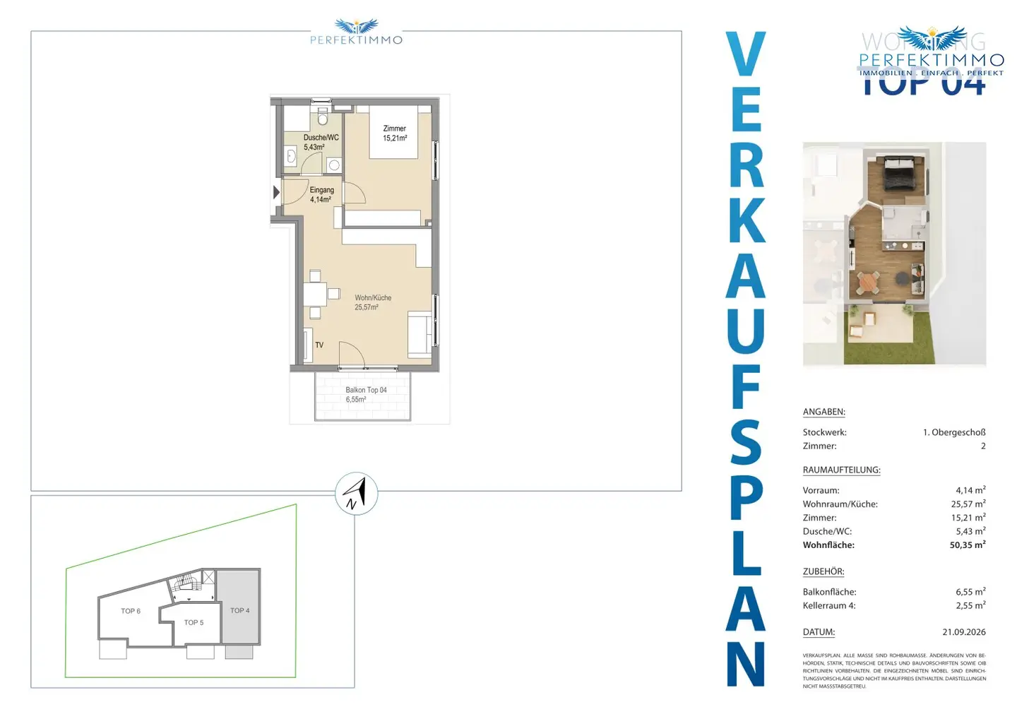 Helle 2-Zimmer-Neubauwohnung mit Balkon in Hall i. T.