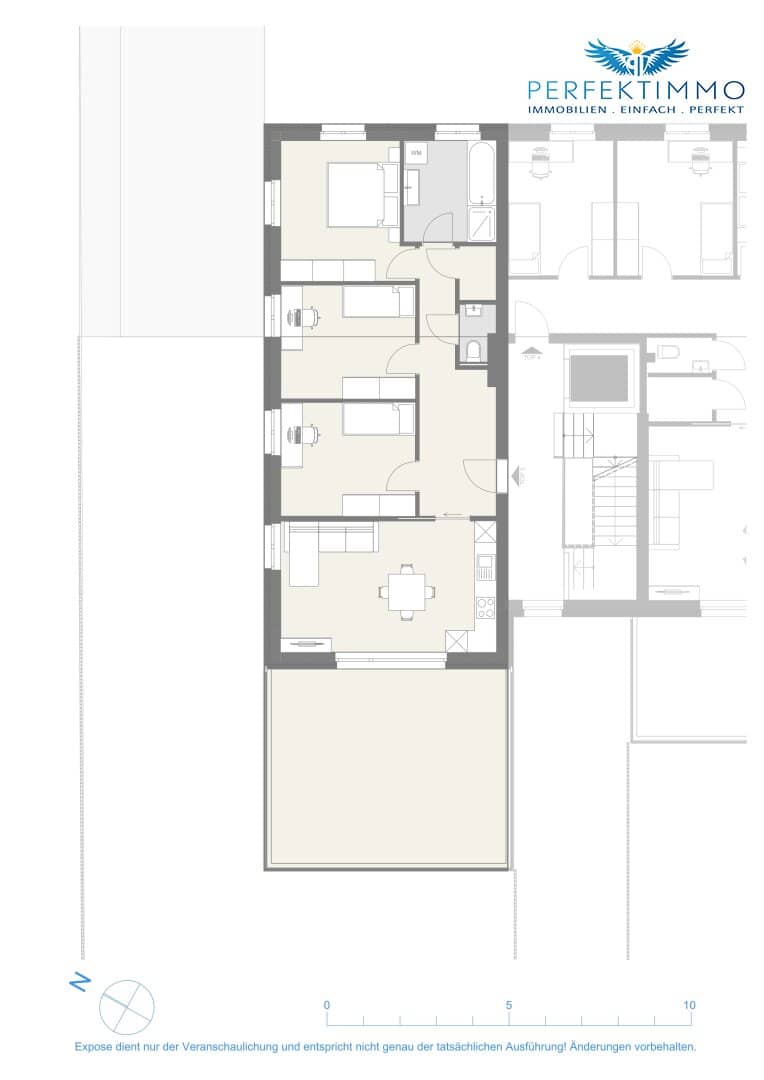 Geniale Terrassenwohnung im Neubau - Top 3