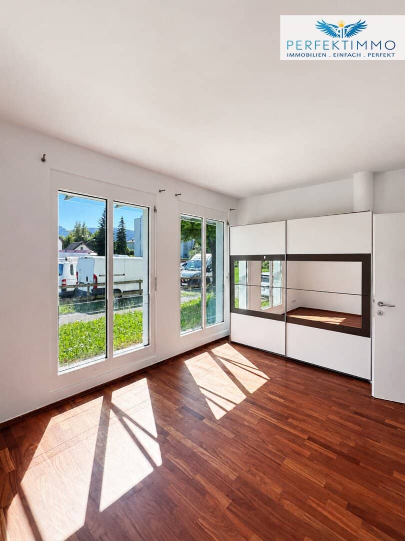 Lichtdurchflutete Gartenwohnung in Bregenz